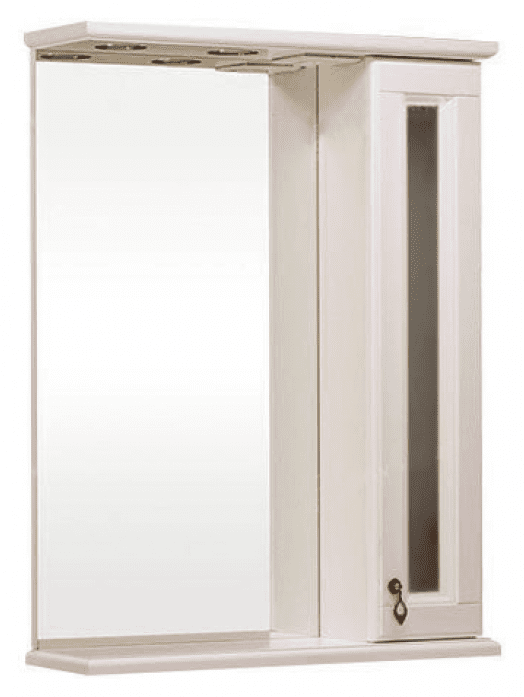 Купить зеркало-шкаф варна-75с слоновая кость, good door. в Иваново магазин сантехники Суперстрой