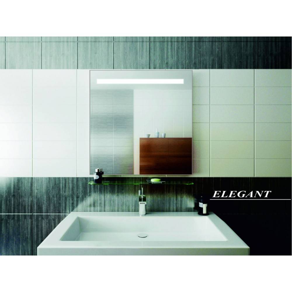 Купить зеркало forum elegant 60*80, сенсор, ик обогрев, диодная подсветка в Иваново магазин сантехники Суперстрой