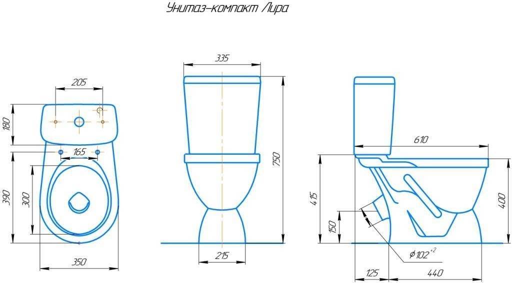 Купить компакт-унитаз лира люкс микролифт, rosa. в Иваново магазин сантехники Суперстрой