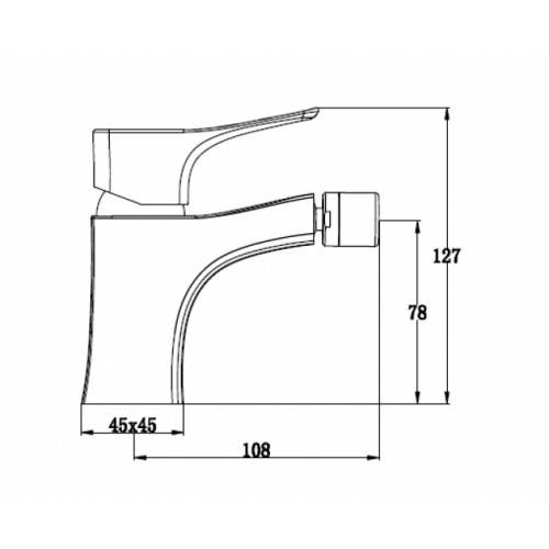 Купить смеситель clever  76088 для биде хром,kaiser в Иваново магазин сантехники Суперстрой