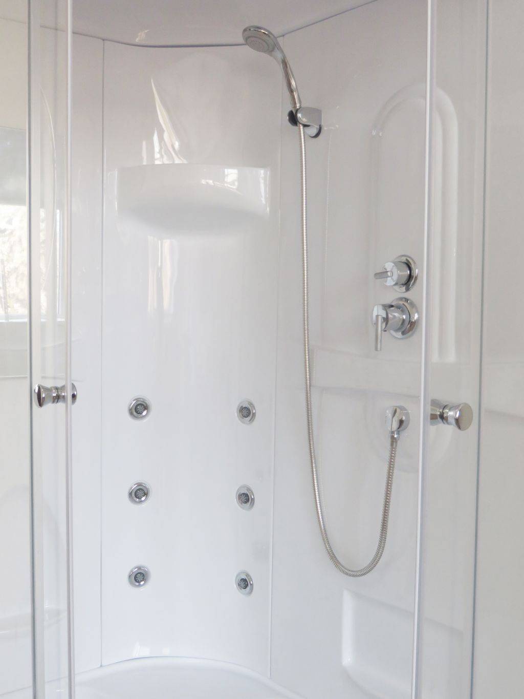 Купить душевая кабина royal rb 8120нp2-т,r(120*80*217) нп,пс,акриловая задняя стенка в Иваново магазин сантехники Суперстрой