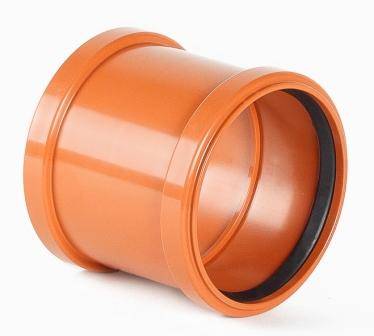 Купить муфта канализационная 160 рыжая, россия. в Иваново магазин сантехники Суперстрой