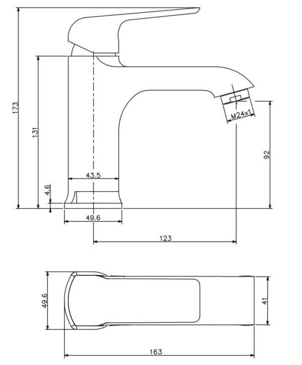 Купить смеситель  для раковины  dublin db26, esco. в Иваново магазин сантехники Суперстрой