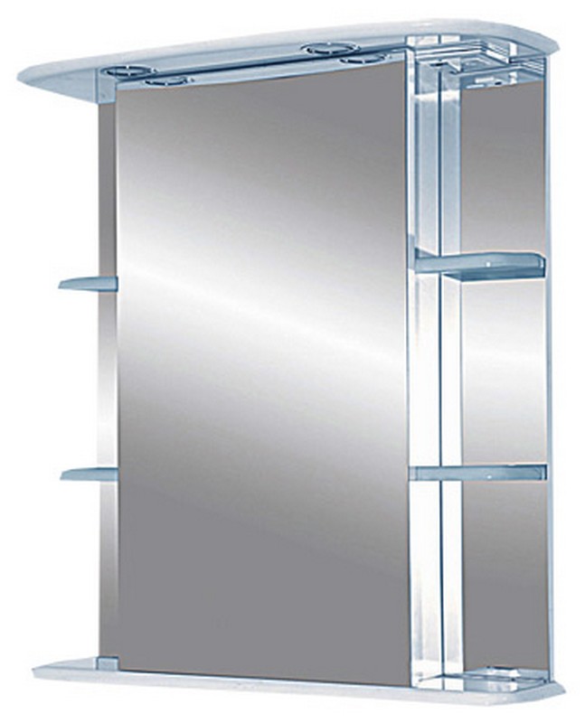 Купить зеркало-шкаф магнолия-65  прав.  (свет),misty. в Иваново магазин сантехники Суперстрой