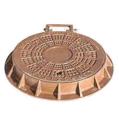 Купить люк полимерный тип л d=75 см (h=11,6см) коричневый, россия. в Иваново магазин сантехники Суперстрой