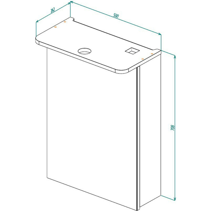 Купить зеркальный шкаф 50, с подсветкой , белый, sanstar. в Иваново магазин сантехники Суперстрой
