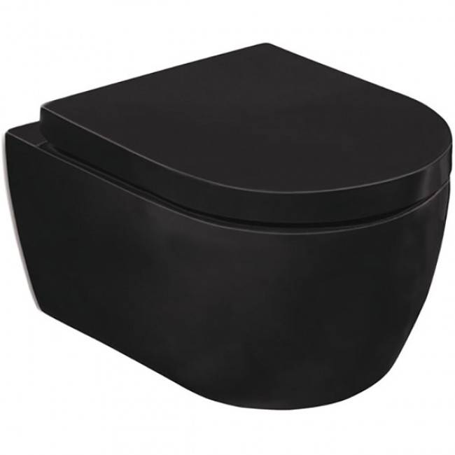 Купить унитаз подвесной   nc 4411black, ssww. в Иваново магазин сантехники Суперстрой