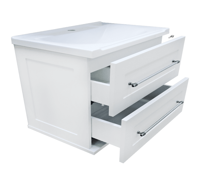 Купить тумба марта-100 подвесная белая + рак. evva-100 d, misty. в Иваново магазин сантехники Суперстрой