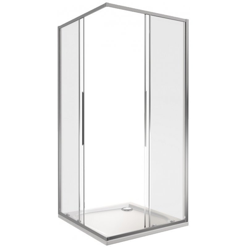 Купить душевое ограждение idea cr-90-c-ch, bas. в Иваново магазин сантехники Суперстрой