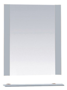 Купить зеркало жасмин - 70  белое с полочкой, misty. в Иваново магазин сантехники Суперстрой