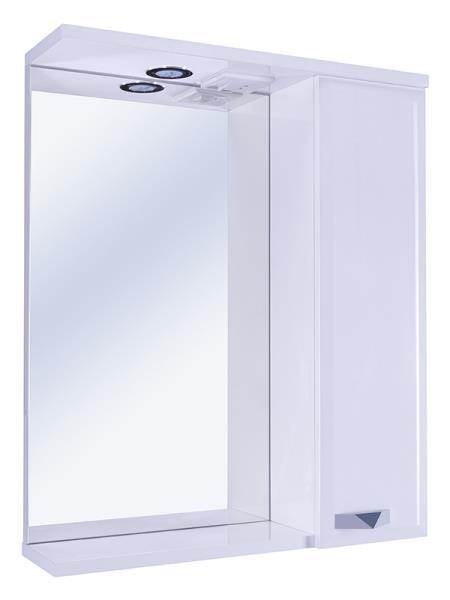 Купить зеркальный шкаф cristal 60 п, 1/дв, белый, sanstar в Иваново магазин сантехники Суперстрой