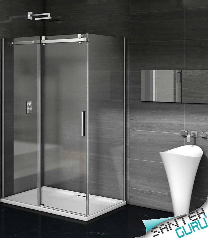 Купить душевое ограждение galaxy wtw-120-c-ch,  bas в Иваново магазин сантехники Суперстрой