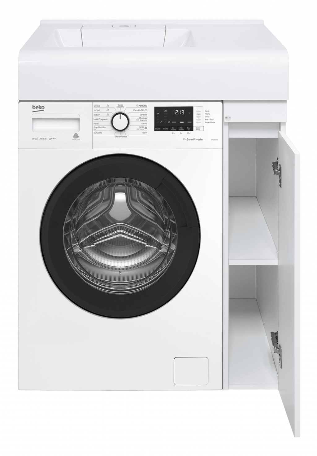 Купить тумба напольная амур-19 под стир машинку+раковина, misty. в Иваново магазин сантехники Суперстрой