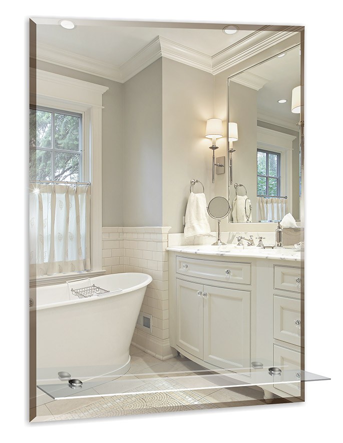 Купить зеркало модерн-люкс 495х685мм , гк серебряные зеркала. в Иваново магазин сантехники Суперстрой