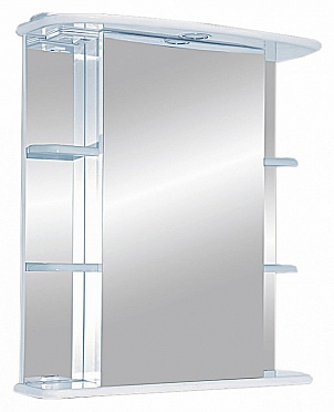 Купить зеркало-шкаф магнолия-55 (свет) прав.,misty в Иваново магазин сантехники Суперстрой