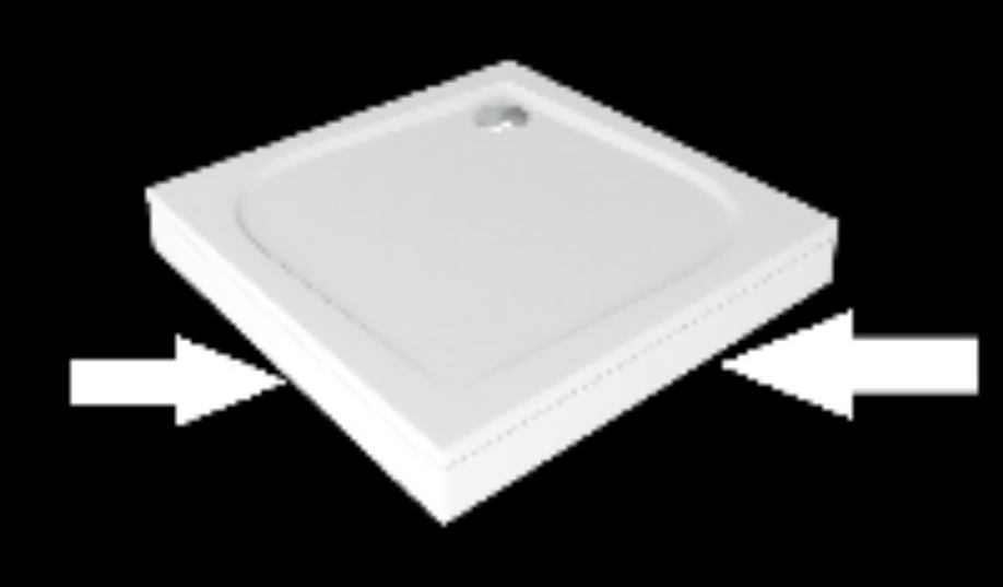 Купить экран для литьевого поддона квадро 90*90, bas. в Иваново магазин сантехники Суперстрой