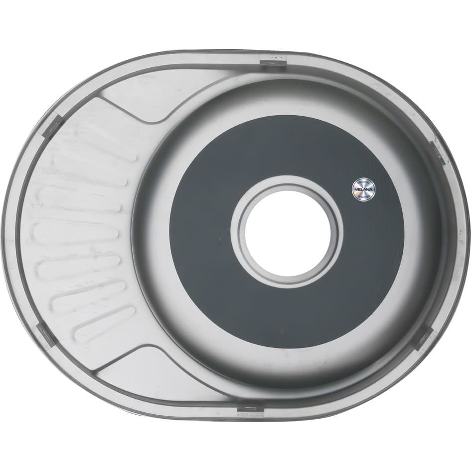 Купить мойка врезная 57*45 (0,8мм) универсальная, melana. в Иваново магазин сантехники Суперстрой