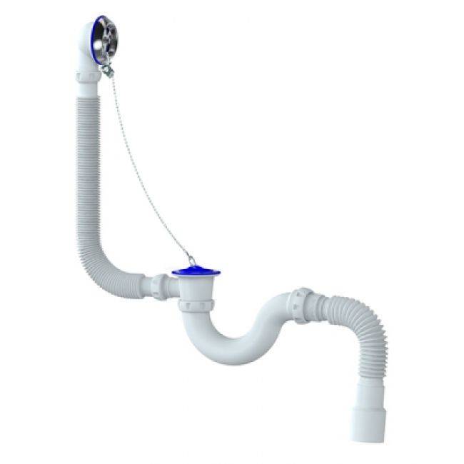 Купить обвязка s32 д/ванны с гибкой трубой, unicorn в Иваново магазин сантехники Суперстрой