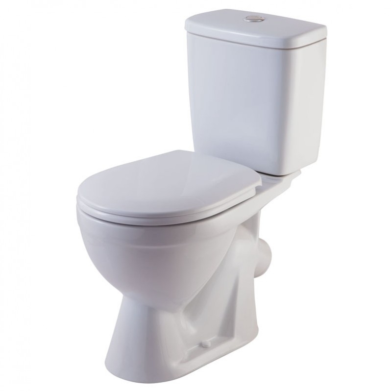 Купить компакт-унитаз лира белый, rosa. в Иваново магазин сантехники Суперстрой