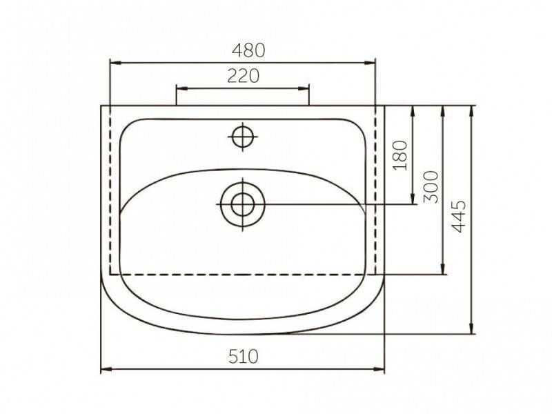 Купить раковина мебельная уют 50,белая,киров(rosa). в Иваново магазин сантехники Суперстрой