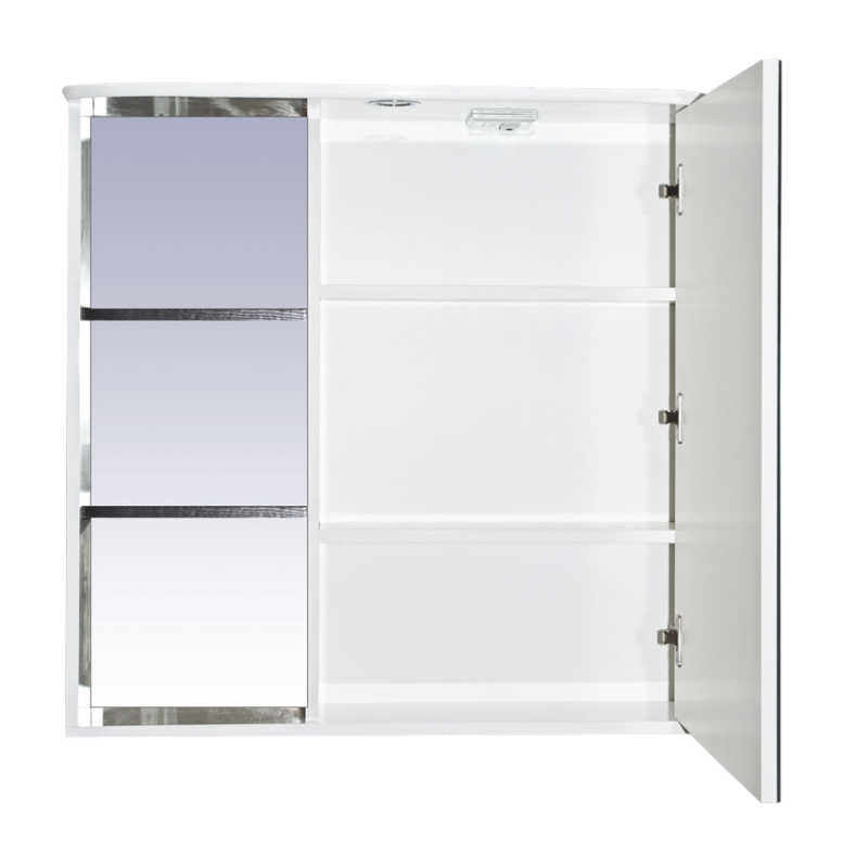 Купить зеркало-шкаф венера - 80  прав. со светом комбинированное, misty. в Иваново магазин сантехники Суперстрой