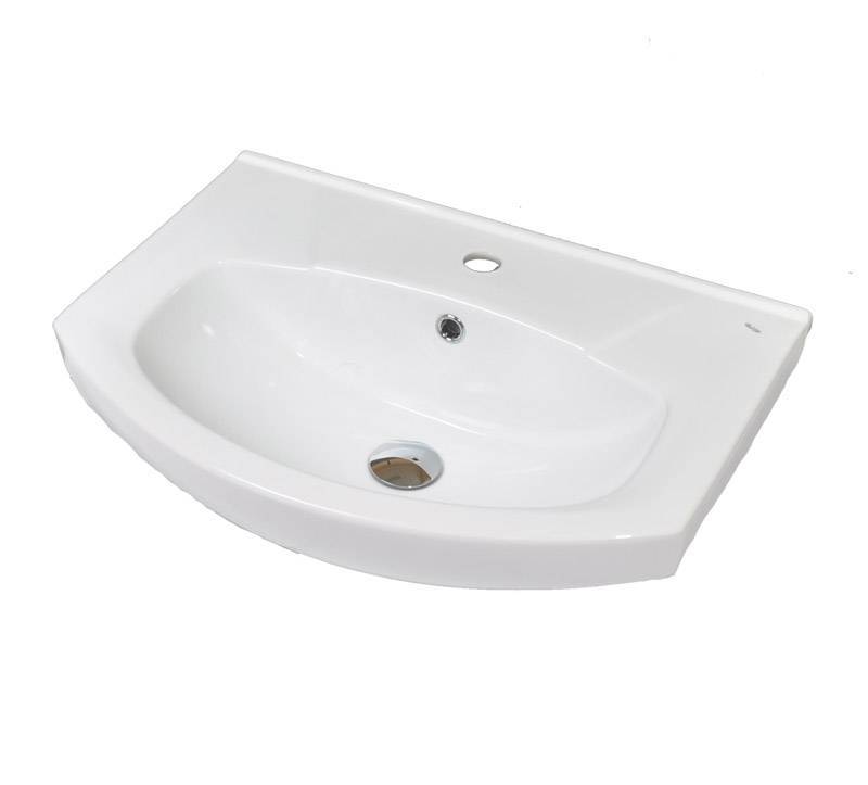 Купить раковина мебельная "элеганс 600" белая,киров(rosa). в Иваново магазин сантехники Суперстрой