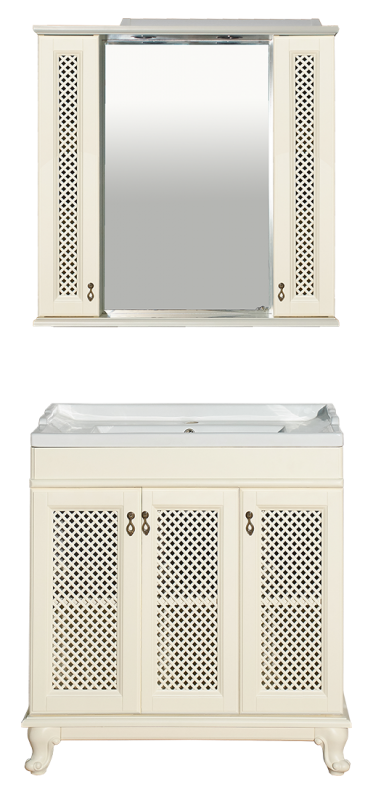 Купить тумба вивьен - 80 прямая слоновая кость , misty. в Иваново магазин сантехники Суперстрой