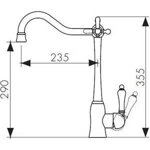 Купить смеситель vincent 31944 кухня под фильтр chrome,kaiser в Иваново магазин сантехники Суперстрой