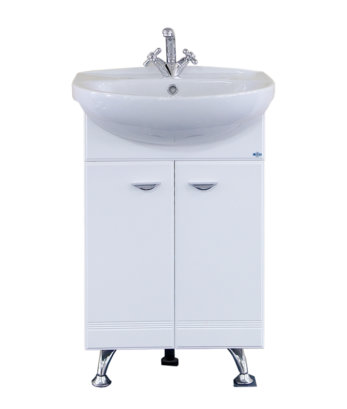 Купить тумба антик - 55 прямая , белая, misty. в Иваново магазин сантехники Суперстрой