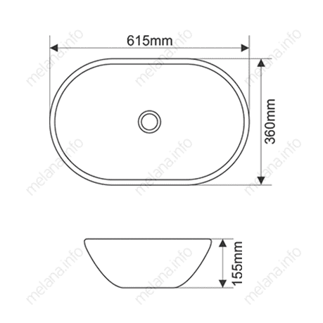 Купить раковина mln 7811asj, melana. в Иваново магазин сантехники Суперстрой