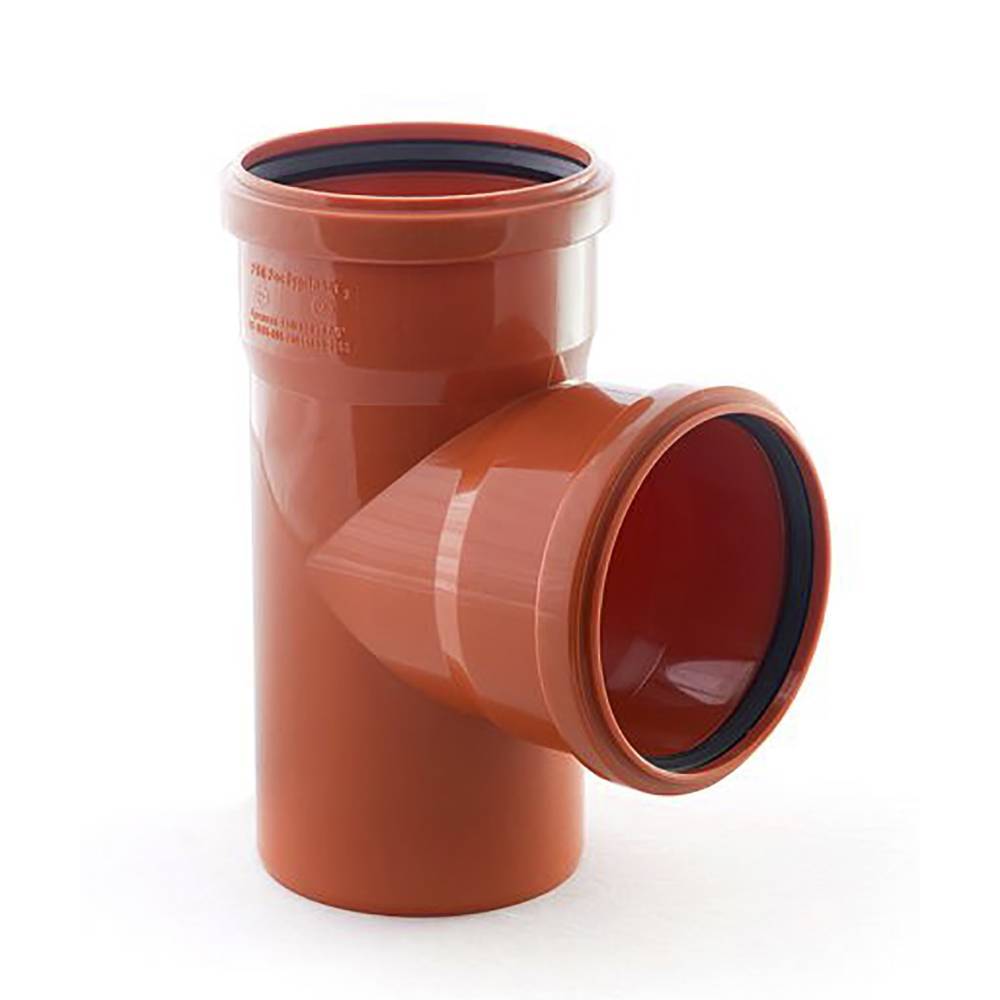 Купить тройник канализационный 160*160*90 рыжий, россия. в Иваново магазин сантехники Суперстрой