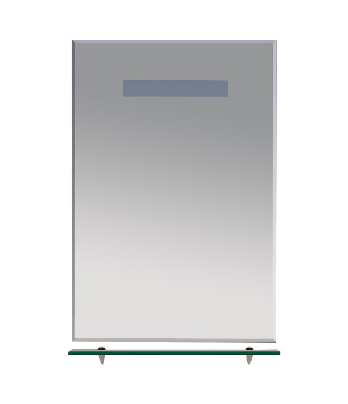 Купить зеркало лика - 55  с полочкой (свет),misty в Иваново магазин сантехники Суперстрой