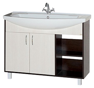 Купить тумба браво -105 комбинированная, misty. в Иваново магазин сантехники Суперстрой