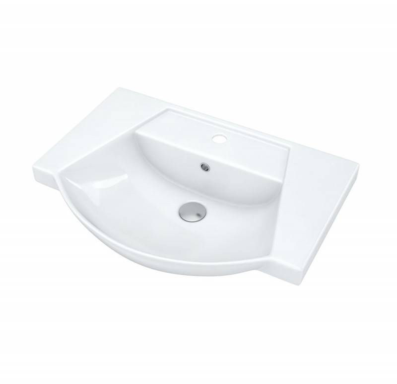 Купить раковина мебельная монро 550 белая с обрамлением, киров(rosa). в Иваново магазин сантехники Суперстрой