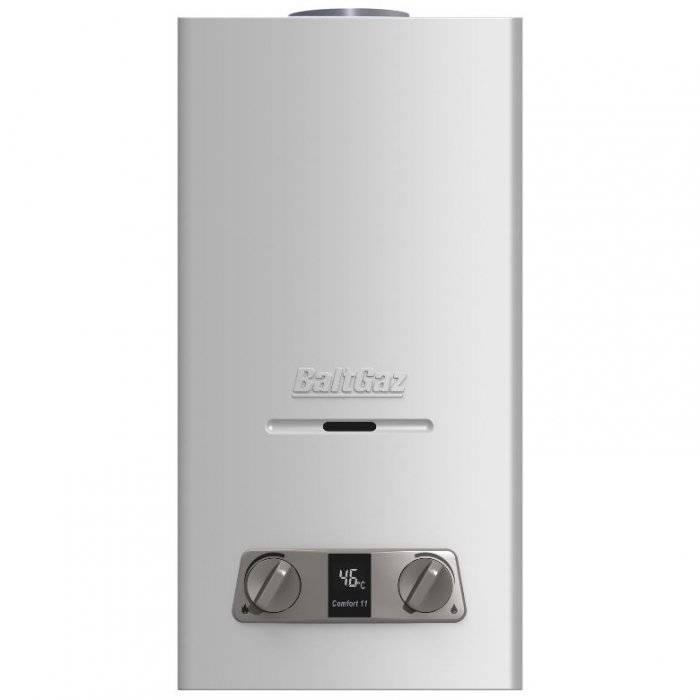 Купить водонагреватель газ baltgaz comfort 17 серебро,baltgaz в Иваново магазин сантехники Суперстрой