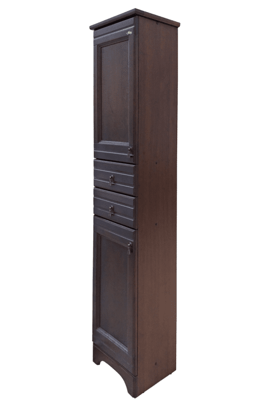 Купить пенал рим-35, орех левый, misty. в Иваново магазин сантехники Суперстрой