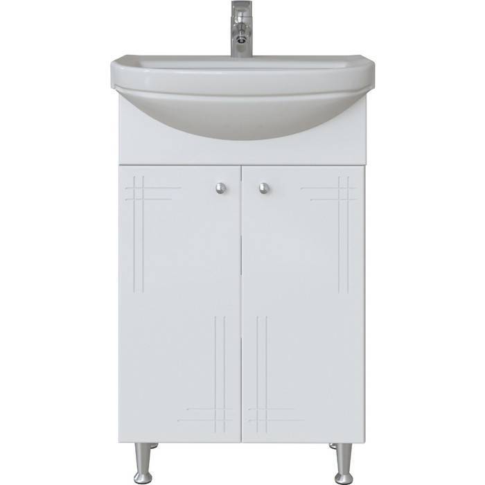 Купить тумба июнь-50 + умывальник акватон-50, sanstar в Иваново магазин сантехники Суперстрой