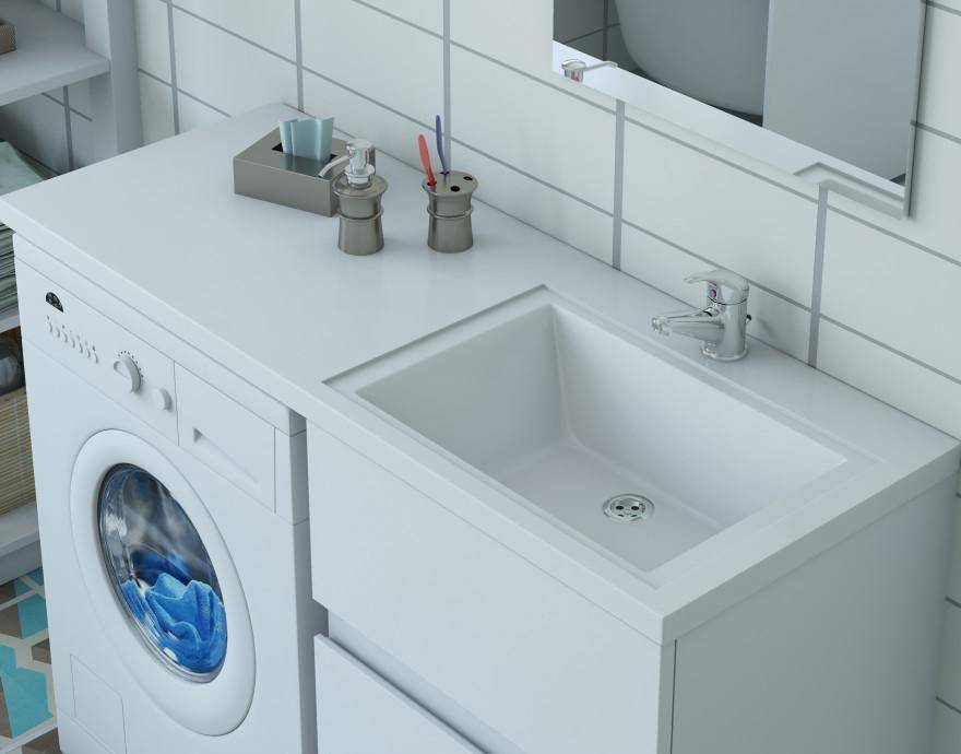 Купить раковина даллас 1302*482,правая ,эстет в Иваново магазин сантехники Суперстрой