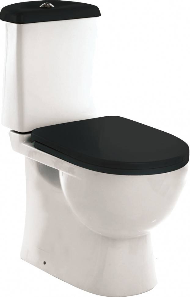 Купить компакт-унитаз best с черной крышкой, sanita luxe. в Иваново магазин сантехники Суперстрой