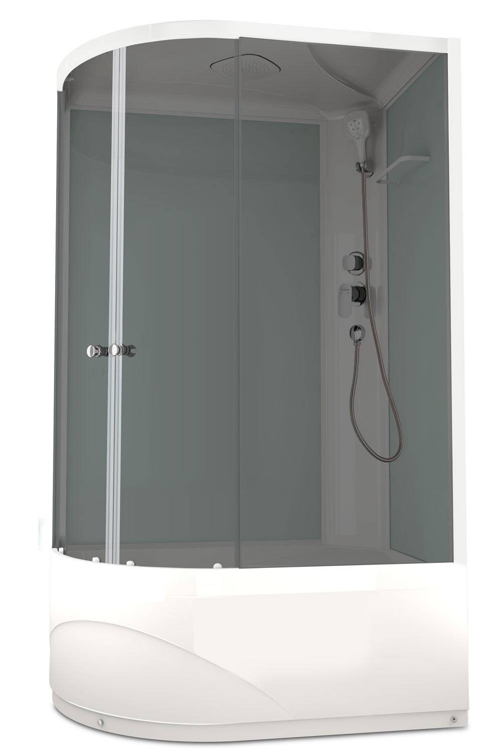 Купить душевая кабина domani spa delight high 120*80  l вп тс в Иваново магазин сантехники Суперстрой