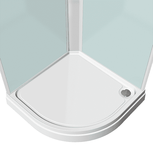 Купить душевая кабина domani spa eko 88,80*80 без кр нп пс-черная задняя стенка в Иваново магазин сантехники Суперстрой