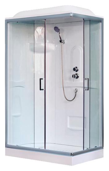 Купить душевая кабина royal rb 8120hp1-t,l(120*80*217) нп,пс,акриловая задняя стенка в Иваново магазин сантехники Суперстрой