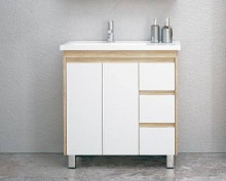 Купить тумба остин-80 z3 сонома+раковина фостер, corozo. в Иваново магазин сантехники Суперстрой