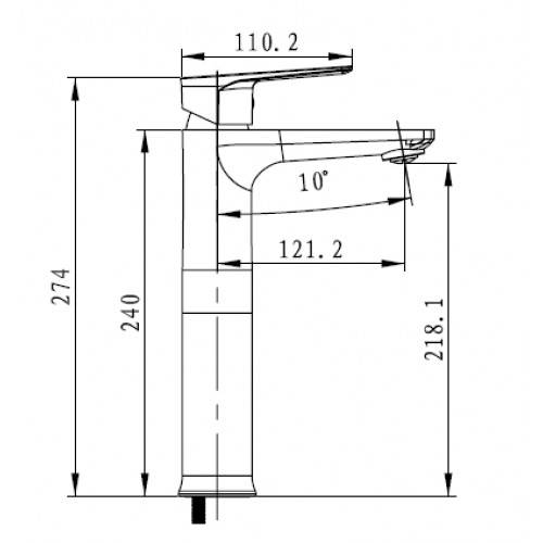 Купить смеситель atrio 60033 для раковины chrome/white,kaiser в Иваново магазин сантехники Суперстрой