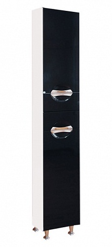 Купить пенал жасмин- 31 прав. черн+ б/к,misty. в Иваново магазин сантехники Суперстрой