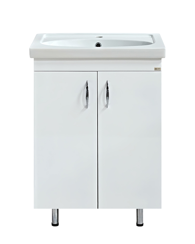 Купить тумба калипсо-60 прямая+ раковина, misty. в Иваново магазин сантехники Суперстрой