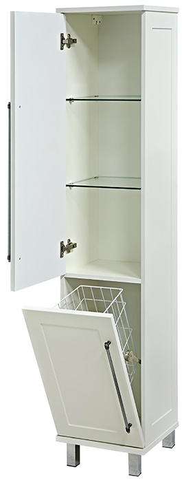 Купить пенал марта-35 левый, белый misty. в Иваново магазин сантехники Суперстрой