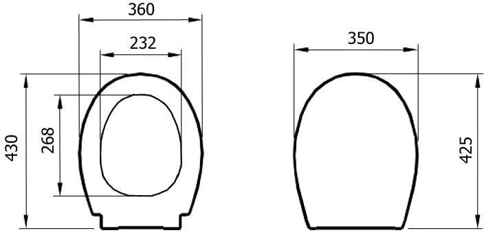 Купить сидение arkitekt 800-003-001 для унитаза ,белый,vitra. в Иваново магазин сантехники Суперстрой