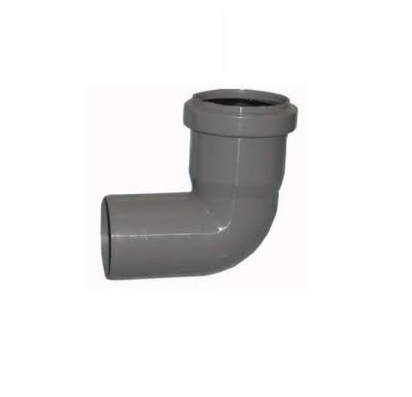 Купить отвод пвх 50*90, россия. в Иваново магазин сантехники Суперстрой