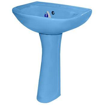 Купить раковина на пьедестале вест голубой, воротынск. в Иваново магазин сантехники Суперстрой